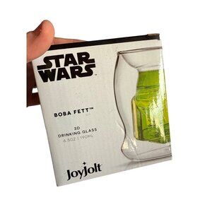 Star Wars Boba Fett 3D Drinking Glass By JoyJolt 6.5oz 190ml Double-Wall Design